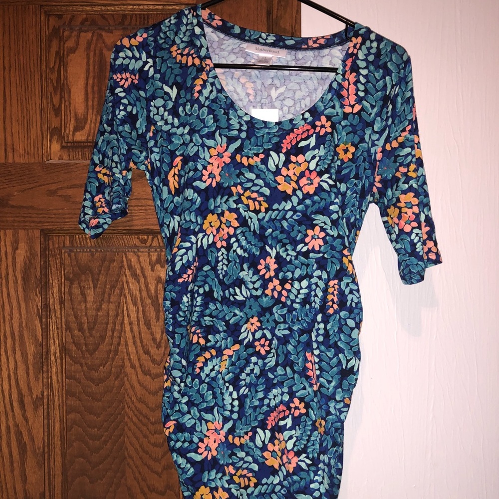 Motherhood maternity midi dress